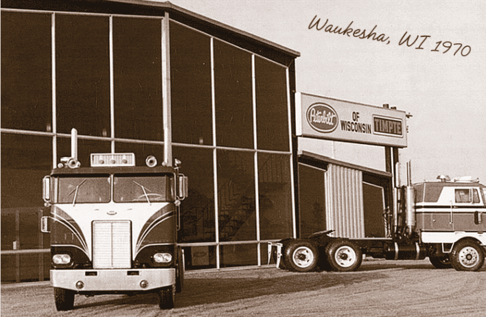 First Peterbilt of Wisconsin dealership in Waukesha 1970