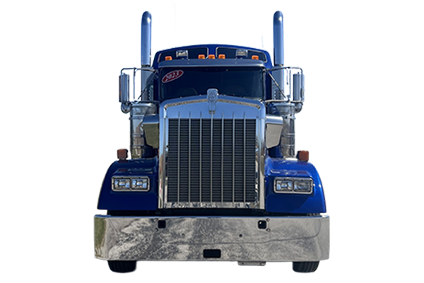 Blue 2023 Kenworth W900
