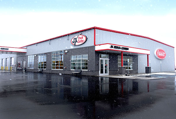 Exterior shot of JX Truck Center - Clare