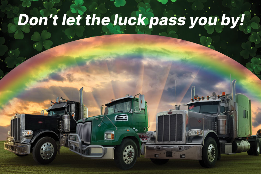 Don't let the luck pass you by! Shop JX Truck Center for these lucky deals on used trucks.