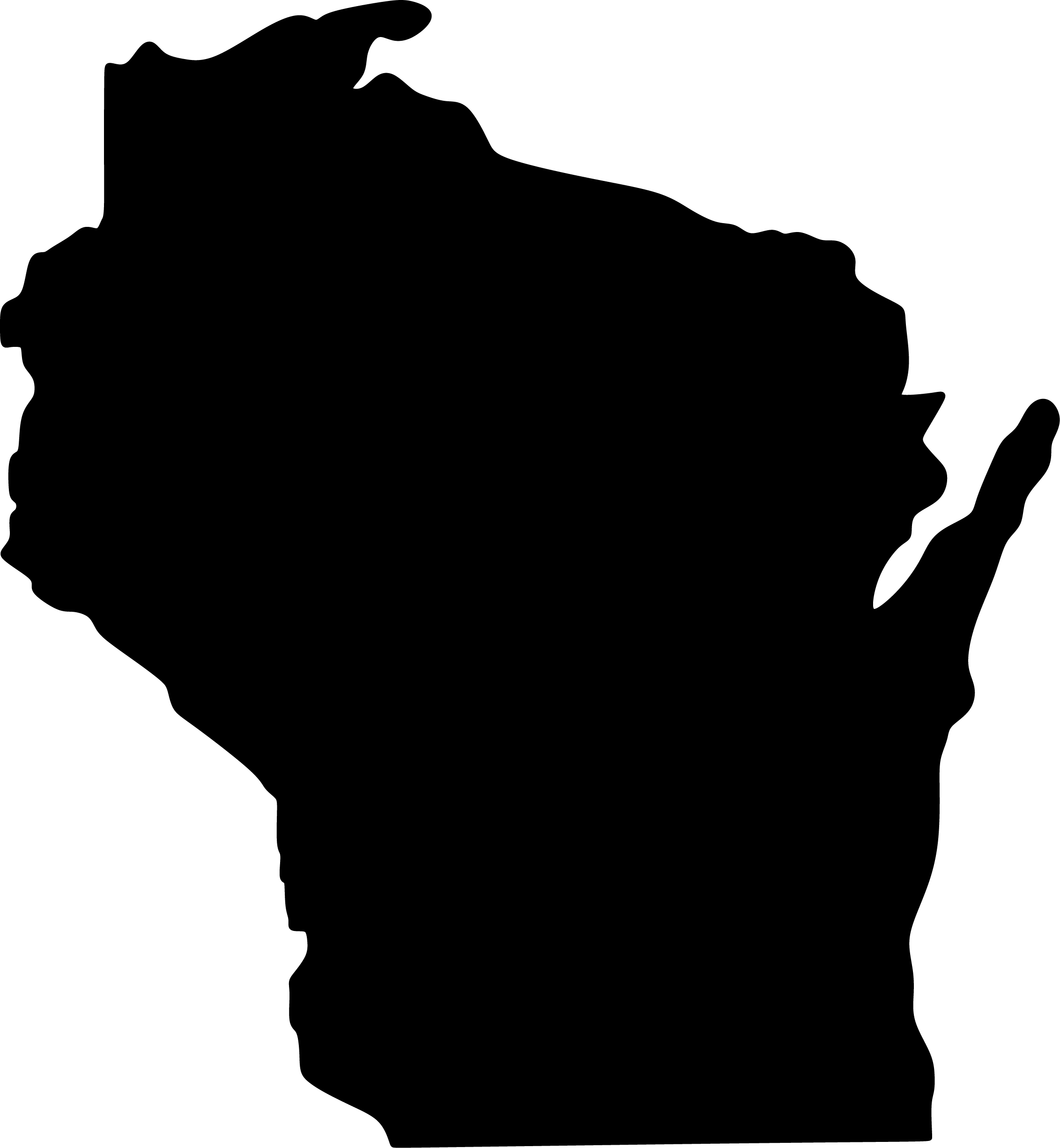 Silhouette of Wisconsin - Access Wisconsin S-211 and S-211-SST sales and use tax exemption forms.