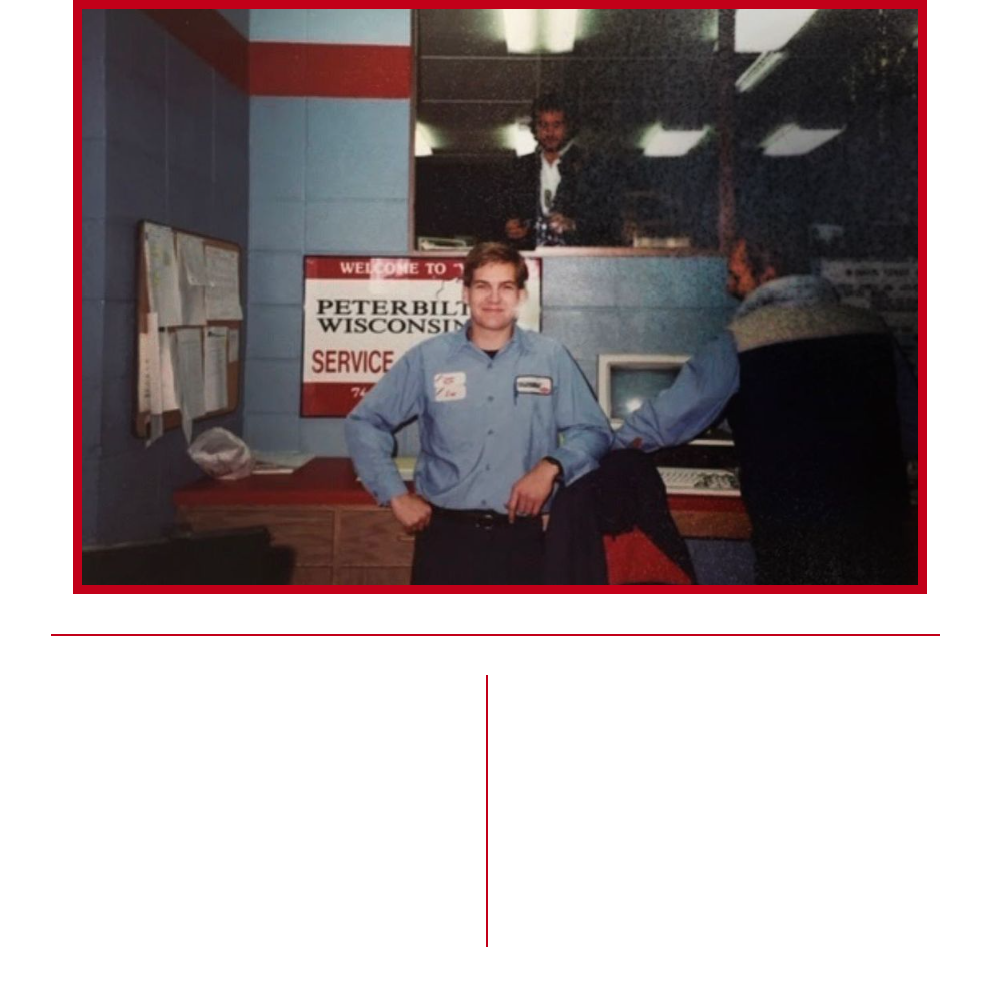 1983: Eric Jorgensen, joins the family business as the 2nd generation at Peterbilt of Wisconsin; 1984: JX Financial was established. JX Enterprises, Inc established, incorporating Peterbilt of WI, Alltrux Leasing and JX Financial.