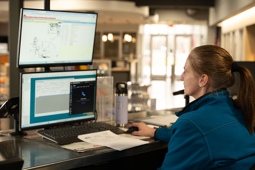 Woman-at-service-Counter---Wadsworth