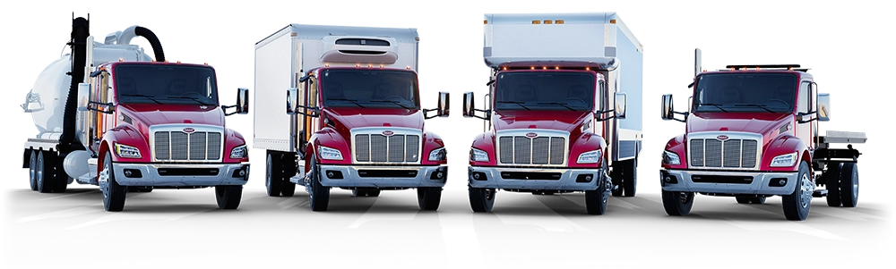 Used Peterbilt 537 medium duty model lineup exterior view