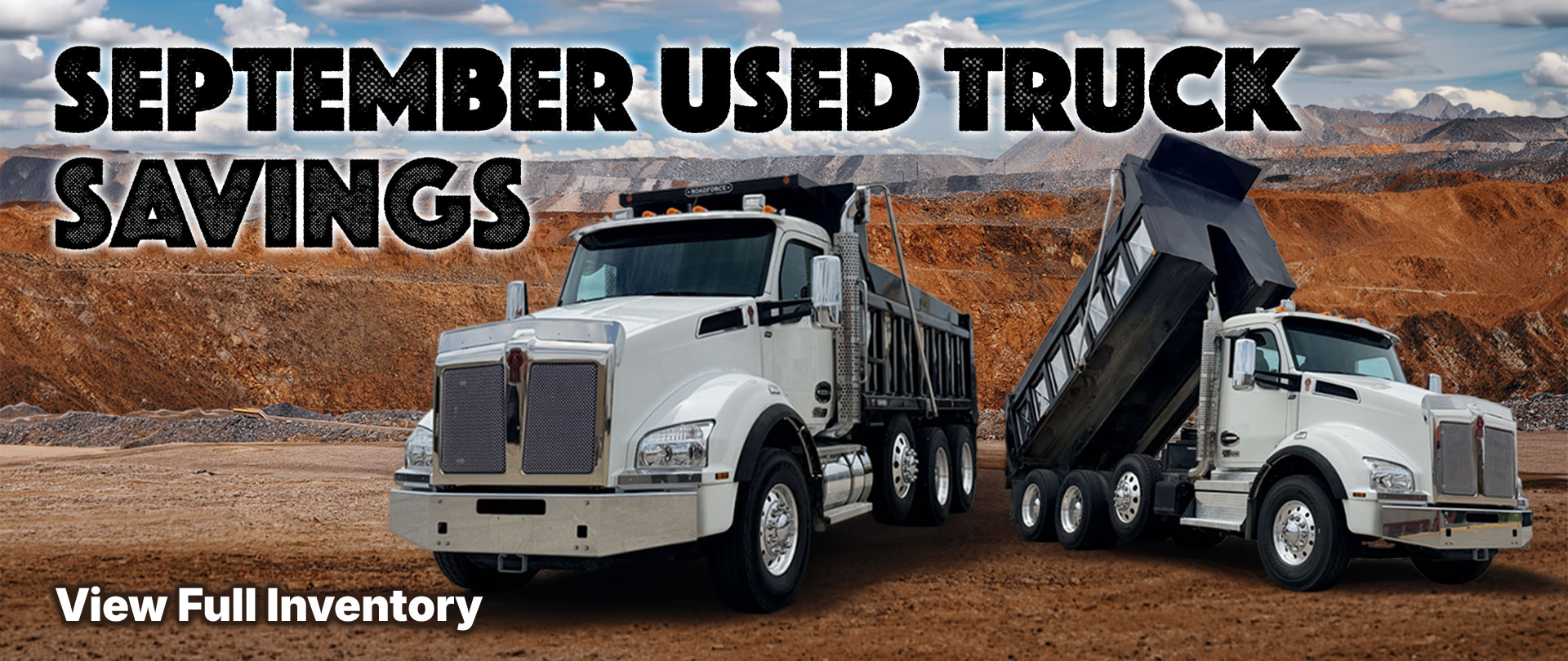 September Used Truck Savings Event at JX Truck Center.