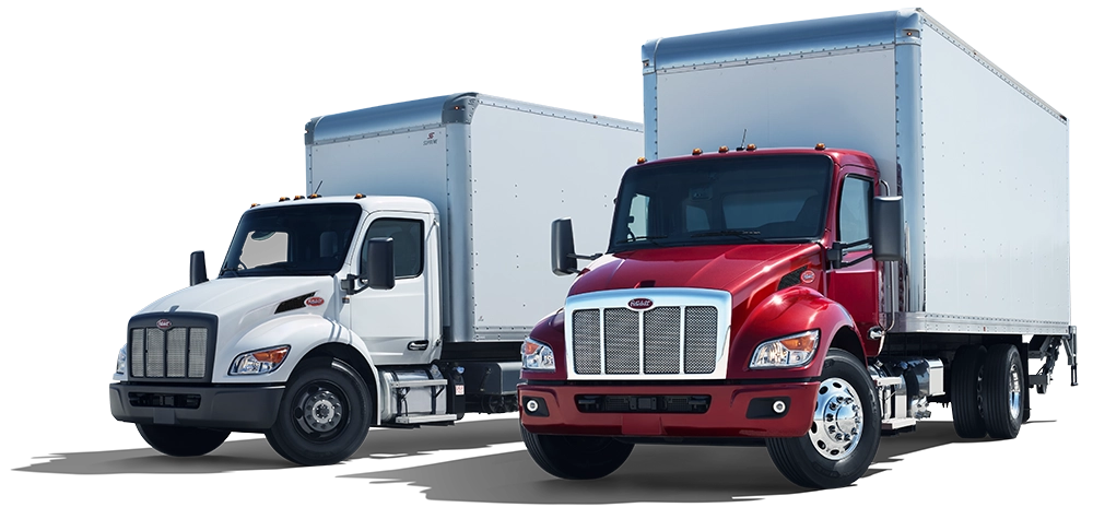 Used Peterbilt 536 medium duty trucks city exterior view