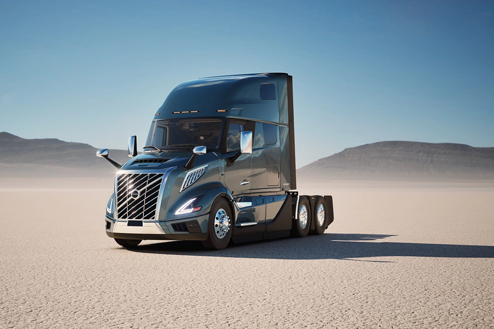 Used Volvo VNL 660 side profile exterior view