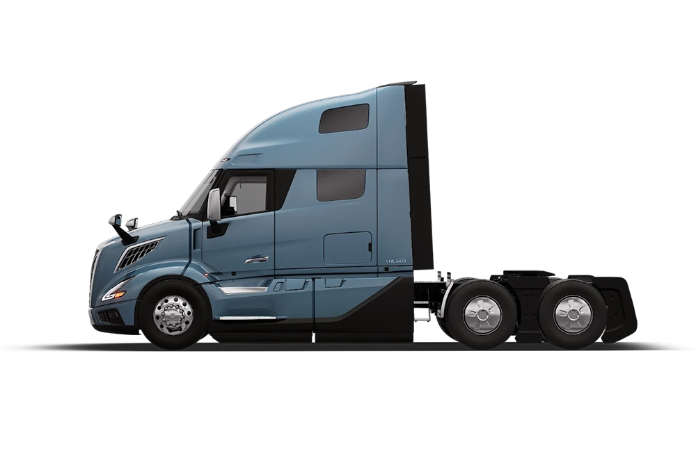 Used Volvo VNL 660 high-roof sleeper truck front exterior view