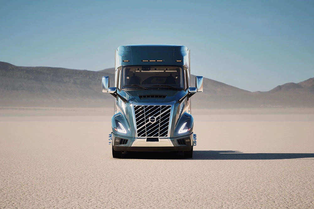 New Volvo VNL 840 chassis and fairings exterior view