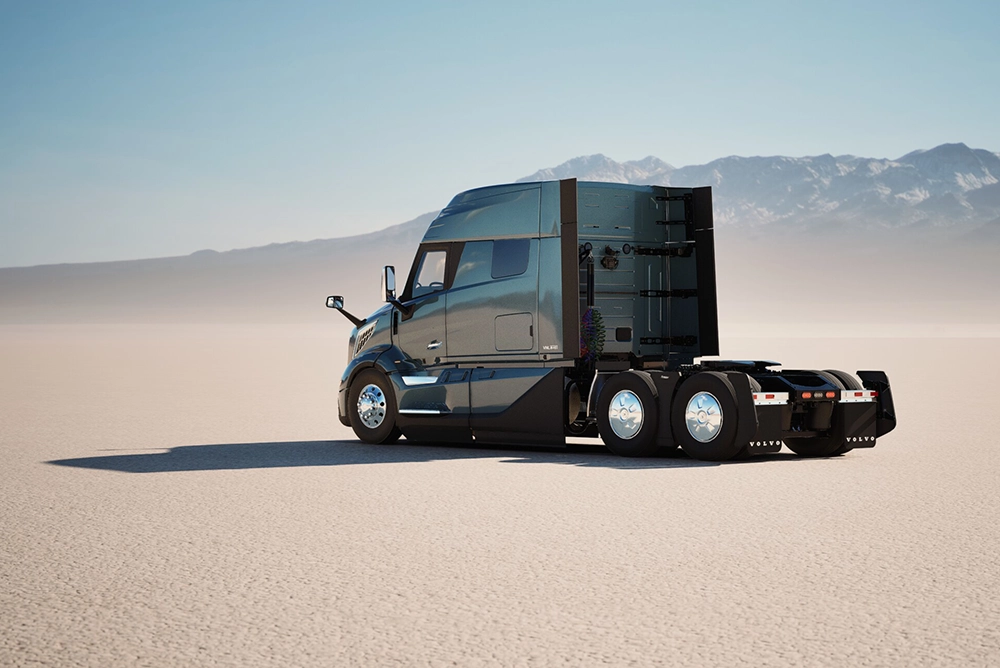 New Volvo VNL 840 rear cab and sleeper exterior view