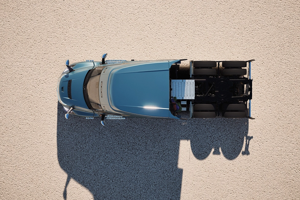 New Volvo VNL 840 driver side exterior profile