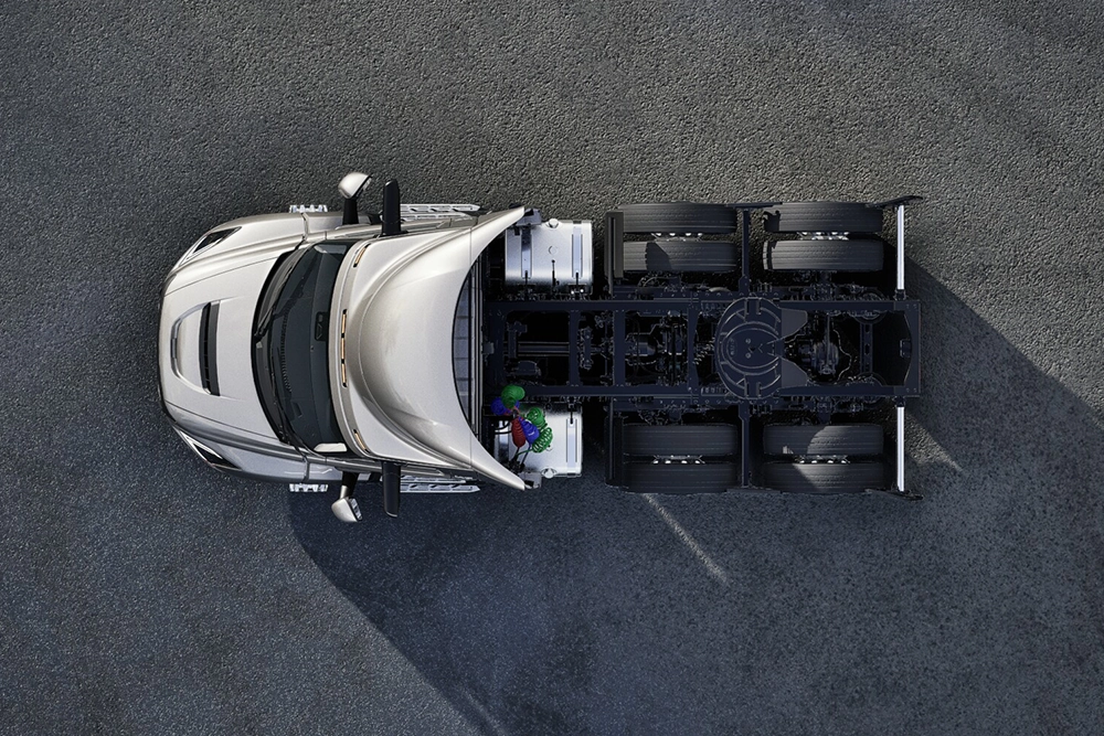 New Volvo VNR 300 driver side profile view