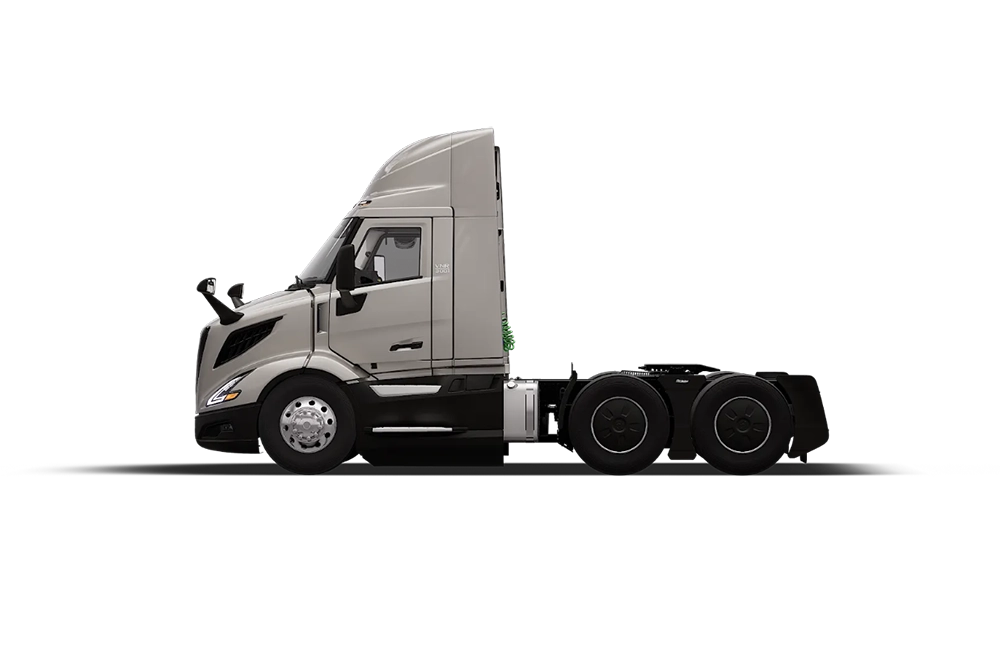 New Volvo VNR 300 day cab truck front exterior view