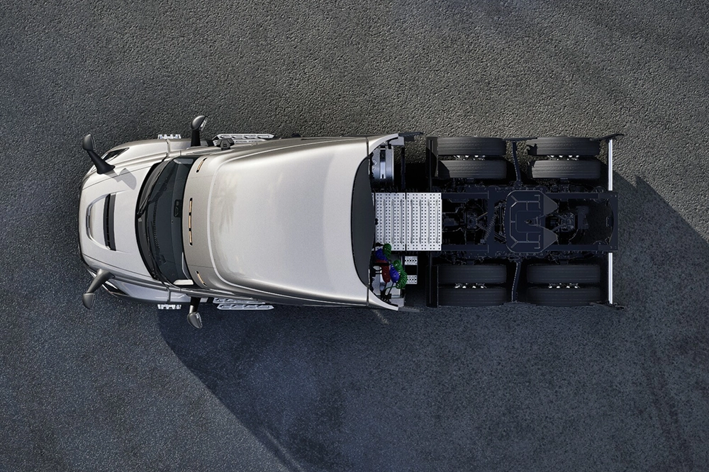 New Volvo VNR 640 driver side profile view