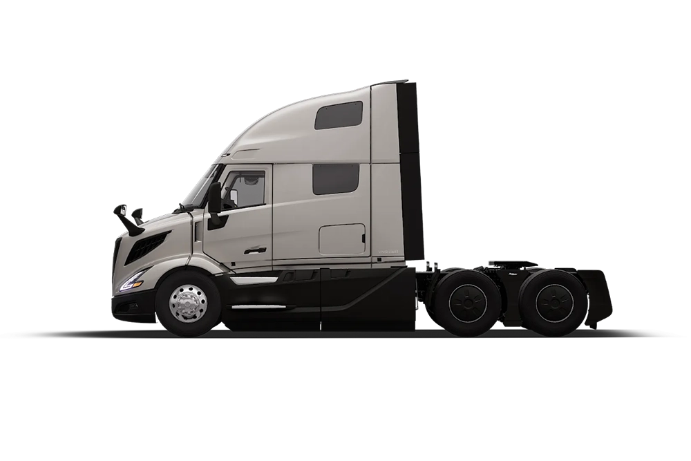 Used Volvo VNL 660 high-roof sleeper truck front exterior view