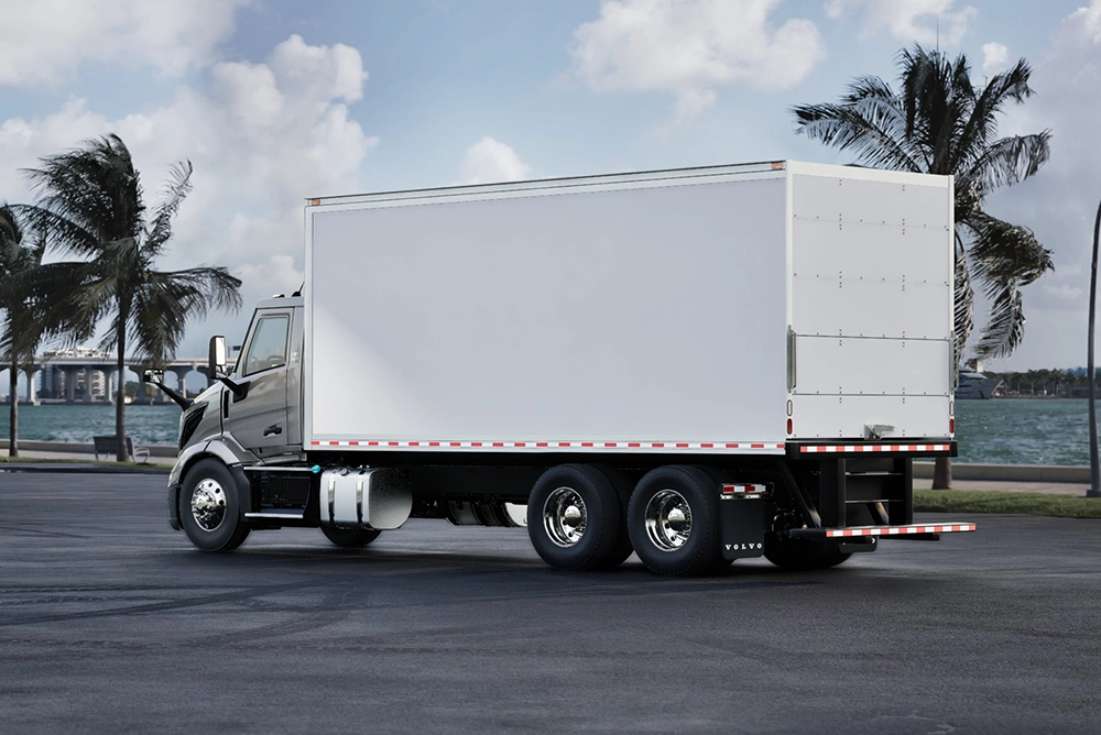 New Volvo VNR Truck rear cab view