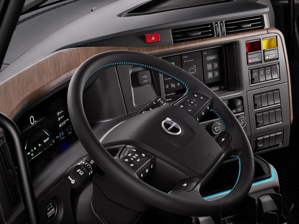 New Volvo VNL 840 sleeper bunk and cabinet storage