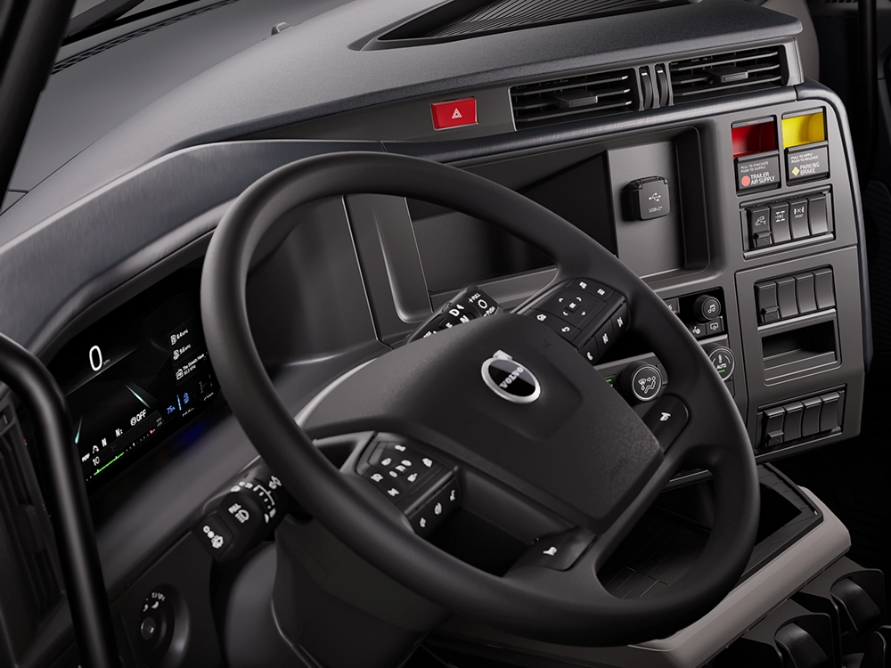 New Volvo VNR 440 digital display cluster and controls