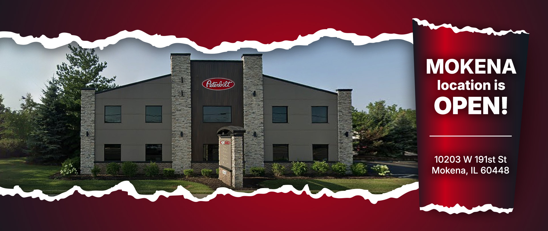JX Truck Center - Mokena location is now open.