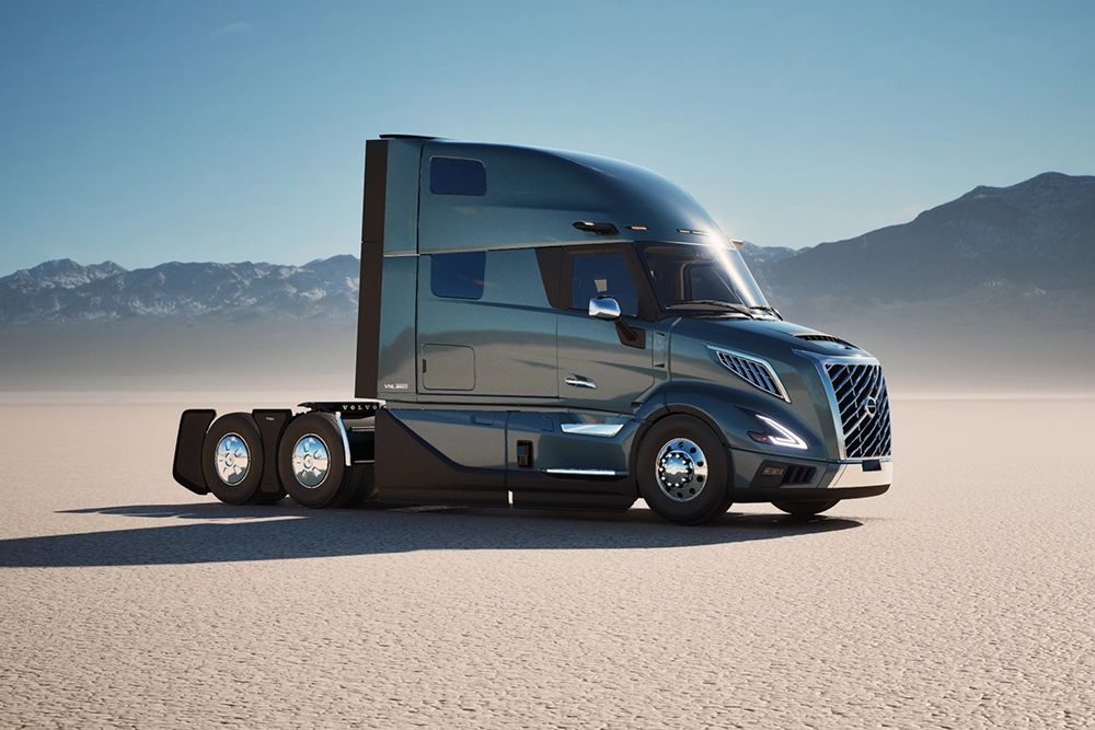 Used Volvo VNL 860 aerodynamic high-roof sleeper exterior view
